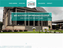 Tablet Screenshot of jwb-verandas.be